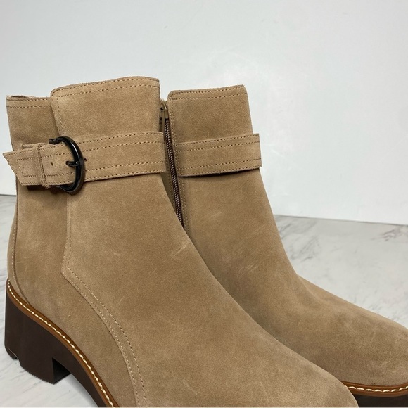 New! Naturalizer Dasha Tan Suede Bootie 9 1/2 - Picture 9 of 14